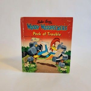 Vintage Woody Woodpecker Walter Lantz Authorized Edition Childrens Book.